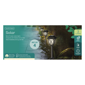Lumineo Solar prikspot | Lumineo | 10 x 33 cm (Led, Warm wit, Kunststof, Zwart) 898164 K170105774 - 4
