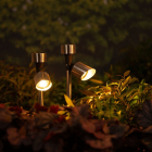 Lumineo Solar prikspot | Lumineo | 23.5 cm (Led, Schemersensor, Warm wit, RVS) 894647 K150101188 - 6