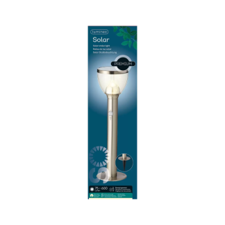 Lumineo Solar prikspot | Lumineo | 55 cm (Led, Bewegingssensor, 600 lm, RVS) 894838 K170202842 - 3