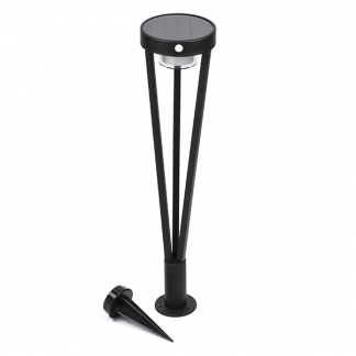Lumineo Solar prikspot | Lumineo | Tarragona | 70 cm (Led, Schemersensor, Bewegingssensor, Zwart) 897672 K170202844 - 1