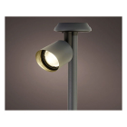 Lumineo Solar sokkellamp | Lumineo | 17 x 10 x 25 cm (Led, Warm wit, 3 lm, Kunststof, Zwart) 894537 K170105772 - 2