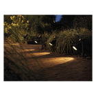 Lumineo Solar sokkellamp | Lumineo | 17 x 10 x 25 cm (Led, Warm wit, 3 lm, Kunststof, Zwart) 894537 K170105772 - 3