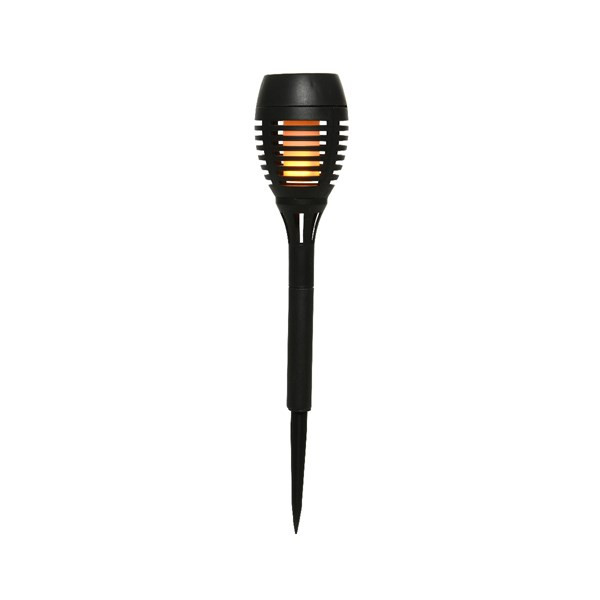 Lumineo Solar tuinfakkel | Lumineo | 27 cm | 4 stuks (12 leds, Schemersensor, Vlameffect, Schakelaar) 897655 K170203525 - 1