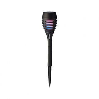 Lumineo Solar tuinfakkel | Lumineo | 27 cm | 4 stuks (Led, Schemersensor, Vlameffect, Gekleurd) 897656 K170203526