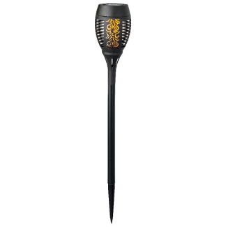 Lumineo Solar tuinfakkel | Lumineo | 49 cm (30 leds, Schemersensor, Vlameffect, Schakelaar) 897707 K170203564