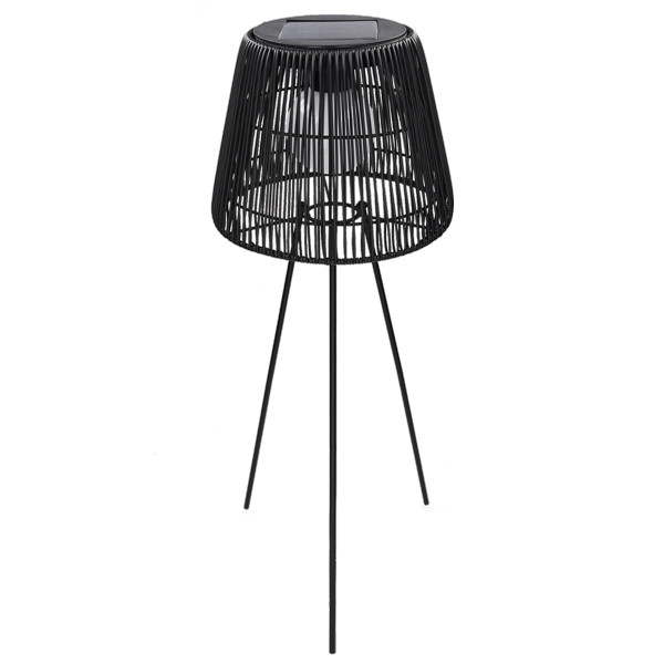 Lumineo Solar vloerlamp | Lumineo | Ø 28 x 71 cm (Led, IP44, 6 uur, 23 lm, Binnen/buiten, Zwart) 898761 K170105546 - 1
