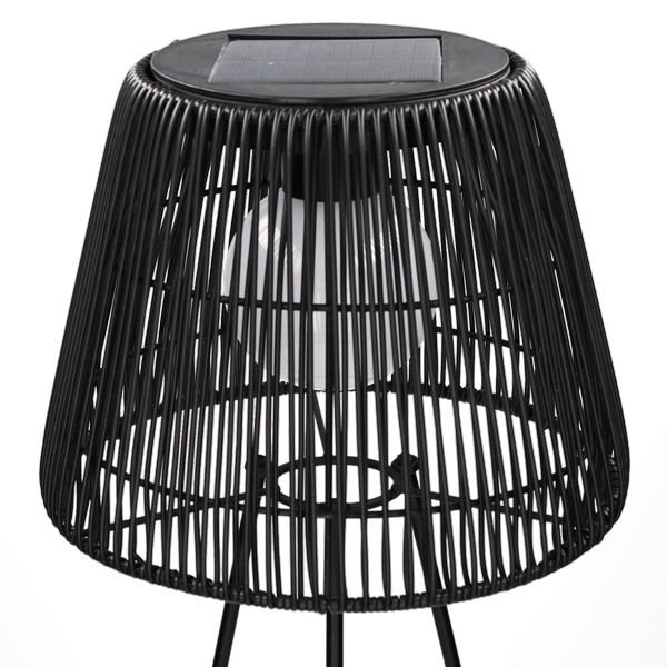 Lumineo Solar vloerlamp | Lumineo | Ø 28 x 71 cm (Led, IP44, 6 uur, 23 lm, Binnen/buiten, Zwart) 898761 K170105546 - 2