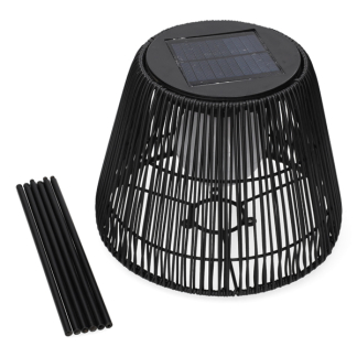 Lumineo Solar vloerlamp | Lumineo | Ø 28 x 71 cm (Led, IP44, 6 uur, 23 lm, Binnen/buiten, Zwart) 898761 K170105546 - 3
