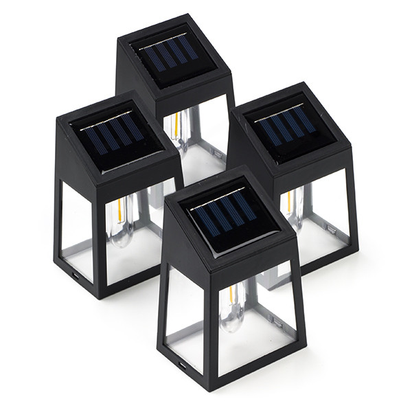 Lumineo Solar wandlamp | Lumineo | 4 stuks (Led, Schemersensor, 5 lm) 898174 K150101192 - 3