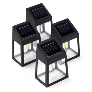 Lumineo Solar wandlamp | Lumineo | 4 stuks (Led, Schemersensor, 5 lm) 898174 K150101192 - 3