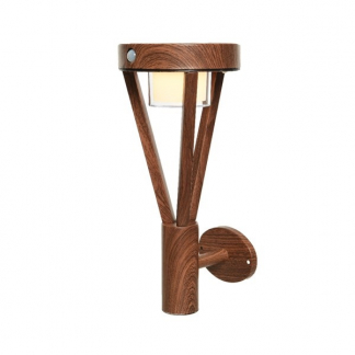 Solar wandlamp | Lumineo (Led, Schemersensor, Bewegingssensor, RVS)