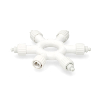 Lumineo Splitter koppelbare kerstverlichting | Lumineo | Pro-Lights | Ø 10 cm (5-weg, Wit, Binnen/Buiten) 493699 K151200126 - 2