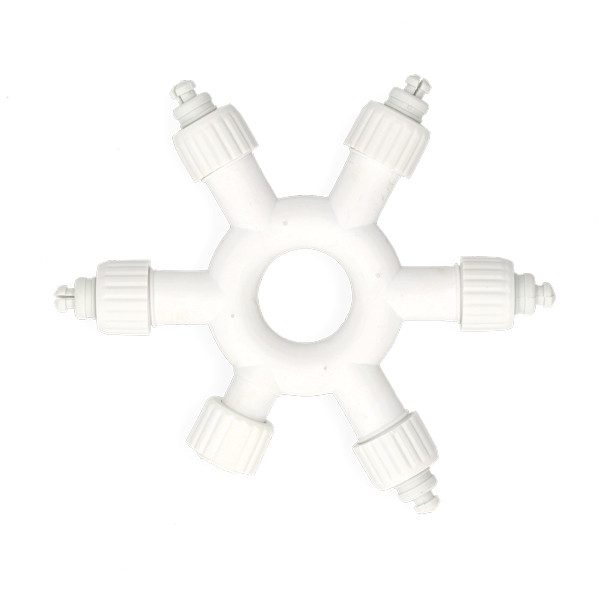 Lumineo Splitter koppelbare kerstverlichting | Lumineo | Pro-Lights | Ø 10 cm (5-weg, Wit, Buiten) 493699 K151200126 - 1
