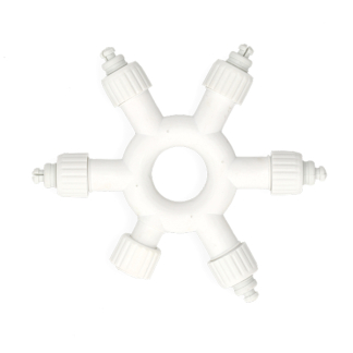 Lumineo Splitter koppelbare kerstverlichting | Lumineo | Pro-Lights | Ø 10 cm (5-weg, Wit, Buiten) 493699 K151200126 - 1