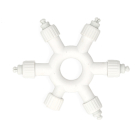 Lumineo Splitter koppelbare kerstverlichting | Lumineo | Pro-Lights | Ø 10 cm (5-weg, Wit, Buiten) 493699 K151200126 - 1