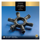 Lumineo Splitter koppelbare kerstverlichting | Lumineo | Pro-Lights | Ø 10 cm (5-weg, Zwart, Buiten) 493703 K151200130 - 2