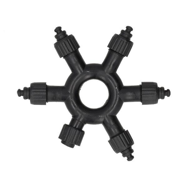 Lumineo Splitter koppelbare kerstverlichting | Lumineo | Pro-Lights | Ø 10 cm (5-weg, Zwart, Buiten) 493703 K151200130 - 2