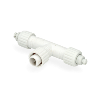 Lumineo Splitter koppelbare kerstverlichting | Lumineo | Pro-lights | 6 x 4.5 cm (2-weg, Wit, Buiten) 493697 K151200125 - 1