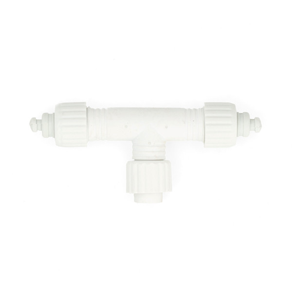 Lumineo Splitter koppelbare kerstverlichting | Lumineo | Pro-lights | 6 x 4.5 cm (2-weg, Wit, Buiten) 493697 K151200125 - 2