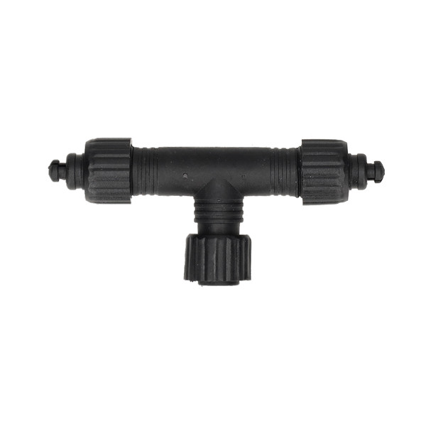 Lumineo Splitter koppelbare kerstverlichting | Lumineo | Pro-lights | 6 x 4.5 cm (2-weg, Zwart, Buiten) 493701 K151200128 - 2