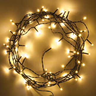 Lumineo Standaard kerstverlichting | 11 meter | Lumineo (80 leds, Binnen/Buiten, Extra warm wit, Timer, Dimmer) 494333 K151000507 - 3