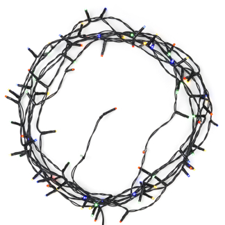 Lumineo Standaard kerstverlichting | 11 meter | Lumineo (80 leds, Binnen/Buiten, Gekleurd, Timer, Twinkelen) 494116 K151200064 - 3