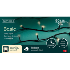 Lumineo Standaard kerstverlichting | 11 meter | Lumineo (80 leds, Binnen/Buiten, Warm wit, Timer, Dimmer) 494246 K151000501 - 7