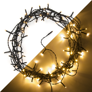Lumineo Standaard kerstverlichting | 14 meter | Lumineo (120 leds, Binnen/Buiten, Extra warm wit, Timer, Dimmer) 494334 K151000508 - 1