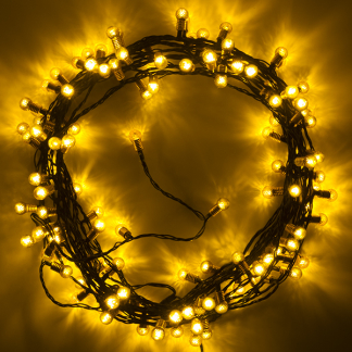 Lumineo Standaard kerstverlichting | 17 meter | Lumineo (120 leds, Twinkelen, Binnen/Buiten, Warm wit, Timer, Groen) 489562 K151200060 - 2