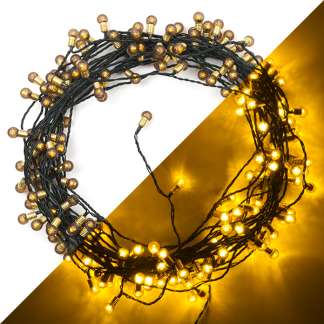 Lumineo Standaard kerstverlichting | 23 meter | Lumineo (180 leds, 8 lichtfuncties, Timer, Binnen, Warm wit) 489565 K151200061 - 1