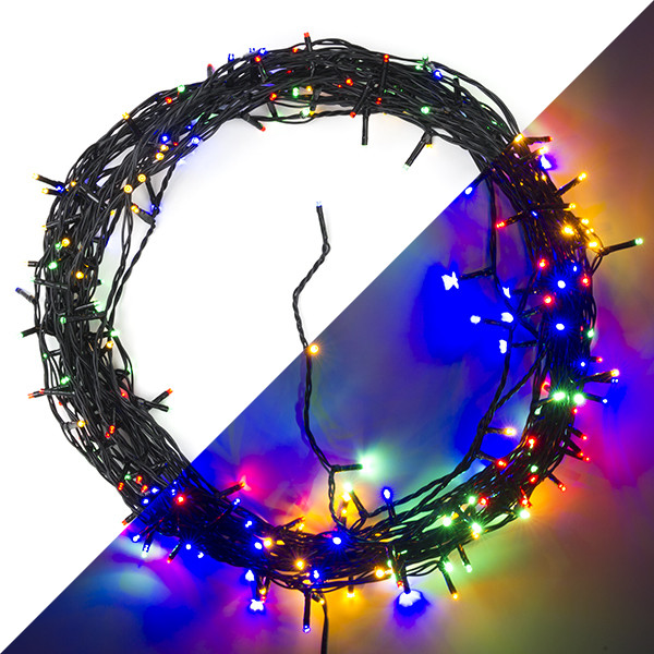 Lumineo Standaard kerstverlichting | 23 meter | Lumineo (240 leds, 8 lichtfuncties, Timer, Binnen/Buiten, Gekleurd) 494155 K151200066 - 1