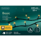 Lumineo Standaard kerstverlichting | 23 meter | Lumineo (240 leds, Binnen/Buiten, Extra warm wit, Timer, Dimmer) 494336 K151000509 - 9