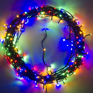Lumineo Standaard kerstverlichting | 23 meter | Lumineo (240 leds, Binnen/Buiten, Gekleurd, Timer, Twinkelen) 494155 K151200066 - 2