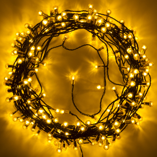 Lumineo Standaard kerstverlichting | 29 meter | Lumineo (210 leds, Twinkelen, Binnen/Buiten, Warm wit, Timer, Groen) 489568 K151200062 - 2