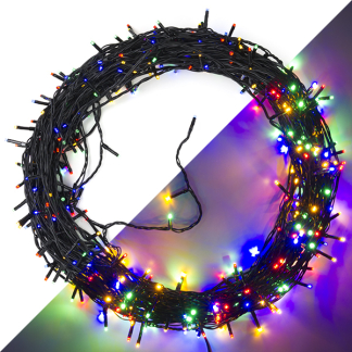 Lumineo Standaard kerstverlichting | 41 meter | Lumineo (480 leds, Binnen/Buiten, Gekleurd, Timer, Twinkelen) 494187 K151200067 - 1