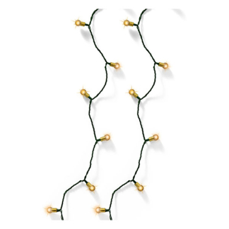 Lumineo Standaard kerstverlichting | 5.4 meter | Lumineo (50 leds, Batterijen, Binnen/Buiten, Warm wit, Timer, Dimmer, Groen) 488833 K151200059 - 1