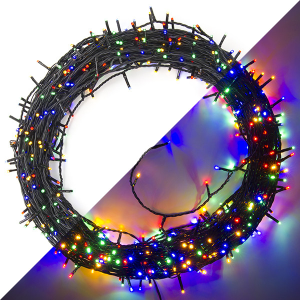 Lumineo Standaard kerstverlichting | 59 meter | Lumineo (720 leds, 8 lichtfuncties, Timer, Binnen/Buiten, Gekleurd) 494197 K151200068 - 1