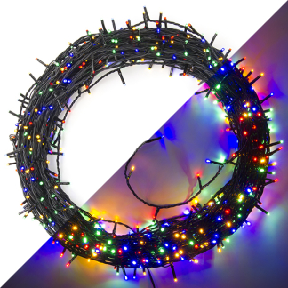 Lumineo Standaard kerstverlichting | 59 meter | Lumineo (720 leds, Binnen/Buiten, Gekleurd, Timer, Twinkelen) 494197 K151200068 - 1