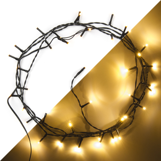 Lumineo Standaard kerstverlichting | 8 meter | Lumineo (40 leds, Binnen/Buiten, Extra warm wit, Timer, Dimmer) 494332 K151000506 - 1
