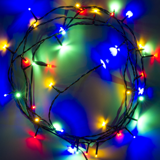 Lumineo Standaard kerstverlichting | 8 meter | Lumineo (40 leds, Binnen/Buiten, Gekleurd, Timer, Twinkelen) 494108 K151200063 - 2