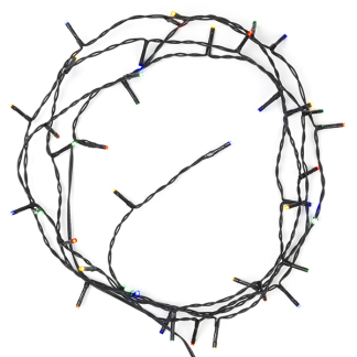 Lumineo Standaard kerstverlichting | 8 meter | Lumineo (40 leds, Binnen/Buiten, Gekleurd, Timer, Twinkelen) 494108 K151200063 - 3