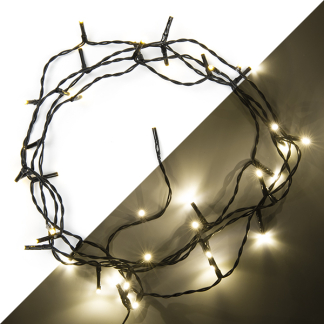 Lumineo Standaard kerstverlichting | 8 meter | Lumineo (40 leds, Binnen/Buiten, Warm wit, Timer, Dimmer) 494241 K151000500 - 1