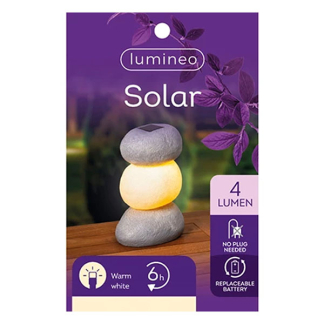 Lumineo Steenlamp | Lumineo | Solar (Led, Schemersensor, 14.5 x 11 x 21.5 cm) 892036 K170105514 - 4