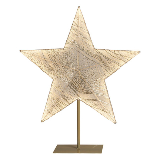 Lumineo Ster op voet | Lumineo | 13 x 58 x 68 cm (248 leds, Warm wit, Binnen, Timer, Stof) 481488 K151001773 - 1