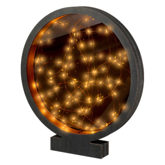 Lumineo Tafeldecoratie cirkel | Lumineo | 35 x 38.5 cm (80 Micro leds, Timer, Binnen) 487125 K150304011 - 2