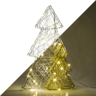 Tafeldecoratie kerstbomen | Lumineo | 20 x 30 cm (25 Micro LEDs, Binnen)