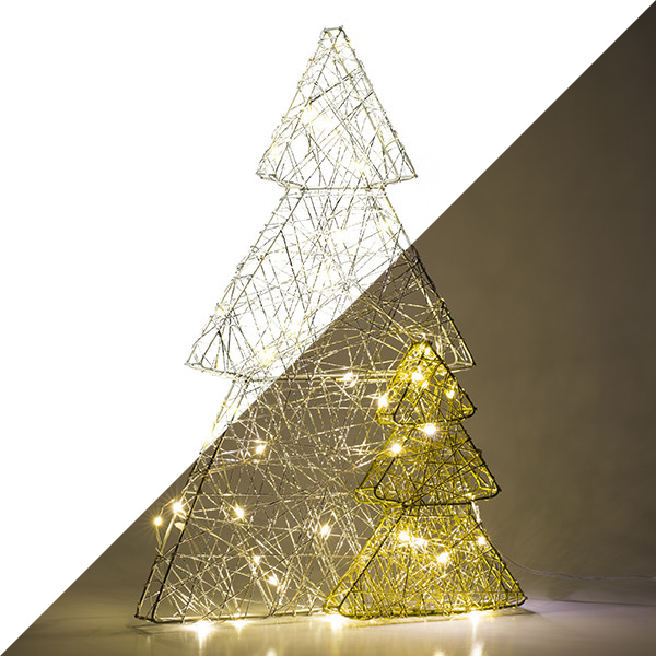 Lumineo Tafeldecoratie kerstbomen | Lumineo | 26 x 40 cm (40 Micro leds, Binnen) 488702 K151000663 - 1