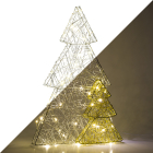 Tafeldecoratie kerstbomen | Lumineo | 26 x 40 cm (40 Micro leds, Binnen)