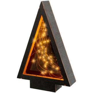 Lumineo Tafeldecoratie kerstboom | Lumineo | 19 x 28 cm (40 micro leds, Timer, Binnen) 487127 K150303997 - 2