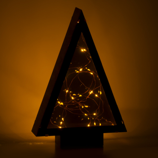 Lumineo Tafeldecoratie kerstboom | Lumineo | 19 x 28 cm (40 micro leds, Timer, Binnen) 487127 K150303997 - 4